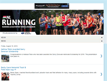 Tablet Screenshot of nlrunning.com